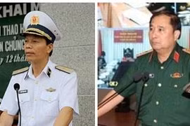 Phó Tổng Tham mưu trưởng Quân đội nhân dân Việt Nam Nguyễn Trọng Bình và Phùng Sĩ Tấn. (Nguồn: http://baochinhphu.vn)