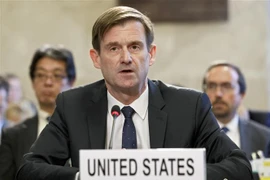 Thứ trưởng Ngoại giao Mỹ David Hale. (Ảnh: AFP/ TTXVN)