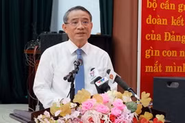 Bí thư Thành ủy, Trưởng Đoàn Đại biểu Quốc hội thành phố Đà Nẵng Trương Quang Nghĩa. (Ảnh: Nguyễn Sơn/TTXVN)