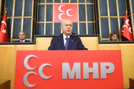 Lãnh đạo đảng MHP Devlet Bahceli. (Ảnh: AFP/TTXVN)