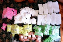 Tang vật thu được. (Ảnh: TTXVN phát)