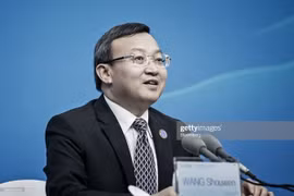 Thứ trưởng Thương mại Trung Quốc Wang Shouwen. (Nguồn: Getty Images)
