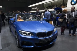 Mẫu ôtô của hãng BMW. (Ảnh: THX/TTXVN)
