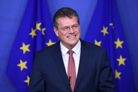 Phó Chủ tịch Ủy ban châu Âu (EC) Maros Sefcovic. (Ảnh: AFP/TTXVN)