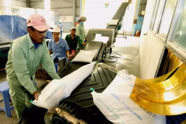 Lúa gạo là mặt hàng Việt Nam vốn có nhiều lợi thế cạnh tranh khi xuất khẩu sang EU. (Ảnh: TTXVN)