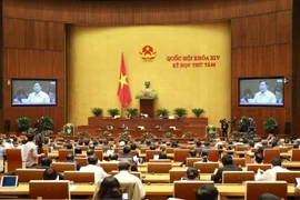 Quang cảnh Quốc hội sáng 27/11. (Ảnh: Doãn Tấn/TTXVN)