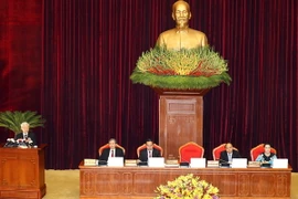 Tổng Bí thư Nguyễn Phú Trọng phát biểu khai mạc Hội nghị. (Ảnh: Thống Nhất/TTXVN)