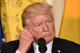 Tổng thống Mỹ Donald Trump tại cuộc họp báo ở Washington, DC ngày 18/5. (Nguồn: AFP/TTXVN)