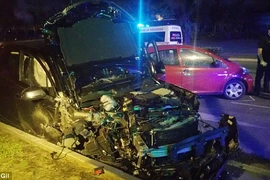 Hiện trường vụ tai nạn. (Nguồn: dailymail.co.uk)