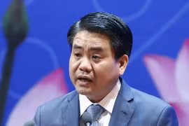 Chủ tịch Ủy ban Nhân dân thành phố Hà Nội Nguyễn Đức Chung. (Ảnh: Thống Nhất/TTXVN)