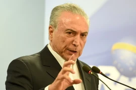 Tổng thống Brazil Michel Temer. (Nguồn: AFP/TTXVN)