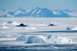 Băng tại lục địa Antarctica (Nam Cực) ngày 17/12/2016. (Nguồn: Kyodo/TTXVN)