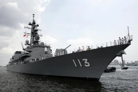 Tàu khu trục Sazanami của Nhật Bản. (Nguồn: AFP/TTXVN)