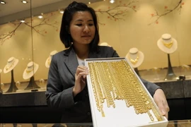 Một cửa hàng kim hoàn ở Singapore. (Nguồn: AFP/TTXVN)