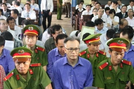 Quang cảnh phiên tòa. (Ảnh Thành Chung/TTXVN)