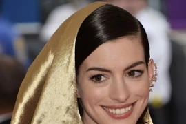 Nữ diễn viên Anne Hathaway. (Nguồn: EPA/TTXVN)