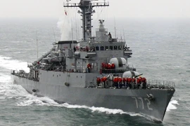 Tàu Hải quân Hàn Quốc. (Nguồn: thetimes.co.uk)