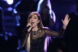Christina Grimmie tại vòng chung kết của chương trình The Voice. (Nguồn: usatoday)
