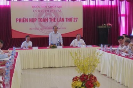 Quang cảnh phiên họp. (Ảnh: Văn Sơn/TTXVN)