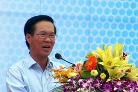 Trưởng ban Tuyên giáo Trung ương Võ Văn Thưởng. (Ảnh: Tá Chuyên/TTXVN)