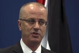 Thủ tướng Palestine Rami Hamdallah . (Ảnh: AFP/TTXVN)