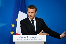 Tổng thống Pháp Emmanuel Macron. (Ảnh: AFP/TTXVN)