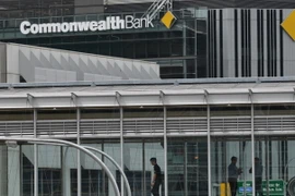 Trụ sở ngân hàng CBA tại Sydney, Australia. (Ảnh: AFP/TTXVN)