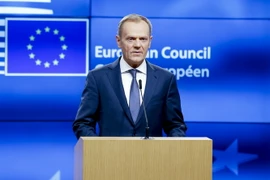 Chủ tịch Hội đồng châu Âu Donald Tusk. (Ảnh: THX/TTXVN)