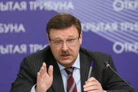 Chủ tịch Ủy ban Đối ngoại Thượng viện Nga Konstantin Kosachev. (Ảnh: RIA Novosti/AFP/TTXVN)