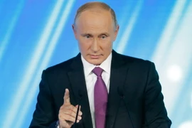 Tổng thống Nga Vladimir Putin. (Ảnh: AFP/TTXVN)