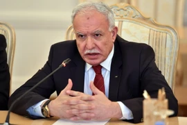 Ngoại trưởng Palestine Riyad al- Malki. (Ảnh: AFP/TTXVN)