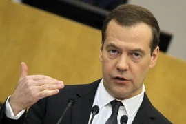 Thủ tướng Nga Dmitry Medvedev. (Ảnh: EPA/TTXVN)