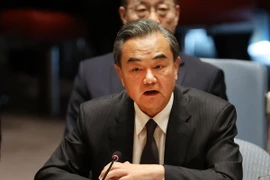 Bộ trưởng Ngoại giao Trung Quốc Vương. (Ảnh: AFP/TTXVN)