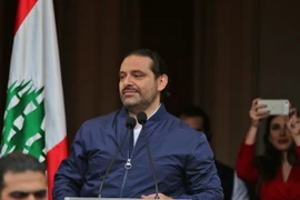 Thủ tướng Liban Saad Hariri tại thủ đô Beirut. (Ảnh: AFP/TTXVN)