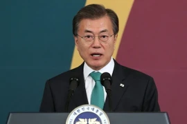 Tổng thống Hàn Quốc Moon Jae-in. (Ảnh: Yonhap/TTXVN)