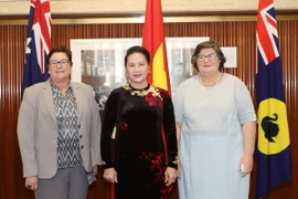 Quang cảnh buổi gặp. (Ảnh: Trọng Đức/TTXVN)