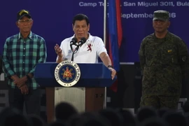 Tổng thống Philippine Rodrigo Duterte. (Ảnh: AFP/TTXVN)