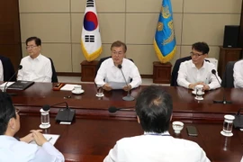 Một cuộc họp của Hội đồng An ninh quốc gia Hàn Quốc. (Ảnh: Yonhap/TTXVN)