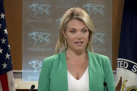 Người phát ngôn Bộ Ngoại giao Mỹ Heather Nauert. (Nguồn: state.gov)