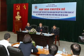 Quang cảnh buổi họp. (Ảnh: Phạm Hậu/TTXVN)