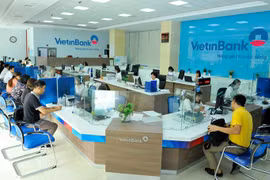 Giao dịch tại VietinBank. (Ảnh: Vietnam+)