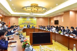 Phó Thống đốc Đào Minh Tú chủ trì hội nghị. (Ảnh: T.H/Vietnam+)