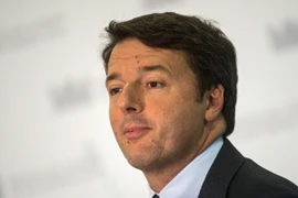 Thủ tướng Italy Matteo Renzi trong cuộc họp báo ở Bratislava, Slovakia. (Nguồn: EPA/TTXVN) 