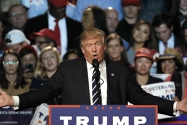 Ông Donald Trump phát biểu tại Grand Rapids ngày 8/11. (Nguồn: AP/TTXVN) 