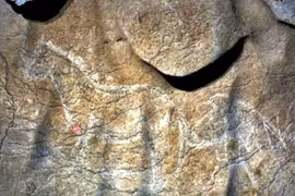 Bức vẽ trên đá có niên đại khoảng 14.000 năm. (Nguồn: ancient-origins.net)