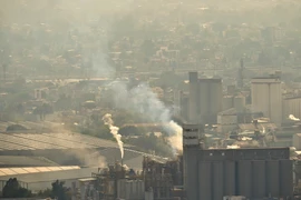 Mức độ ô nhiễm không khí ở Hà Nội đạt mức rất xấu.