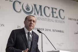 Tổng thống Thổ Nhĩ Kỳ Recep Tayyip Erdogan. (Nguồn: AP/TTXVN)