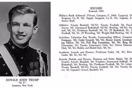 Ông Donald Trump trong cuộc vận động tranh cử tại bang New Hampshire ngày 7/11. (Nguồn: AFP/TTXVN) 