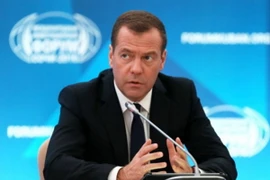Thủ tướng Nga Dmitry Medvedev. (Nguồn: Sputnik/TTXVN)
