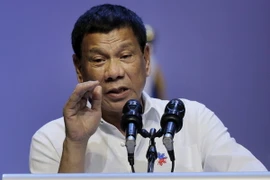 Tổng thống Philippines Rodrigo Duterte. (Nguồn: AP/TTXVN)